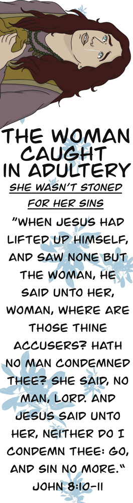 Woman caught in adultery